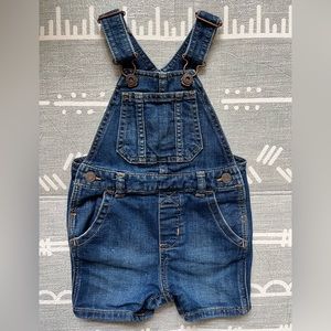 Baby Gap Denim Short Overalls